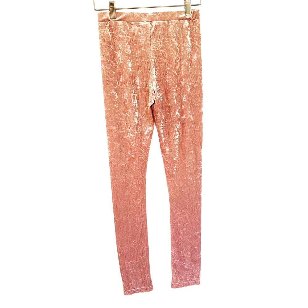 NEW Mia Joy Mariah Leggings sz 14 Blush Color Pink Velvet Joyfolie Leggings